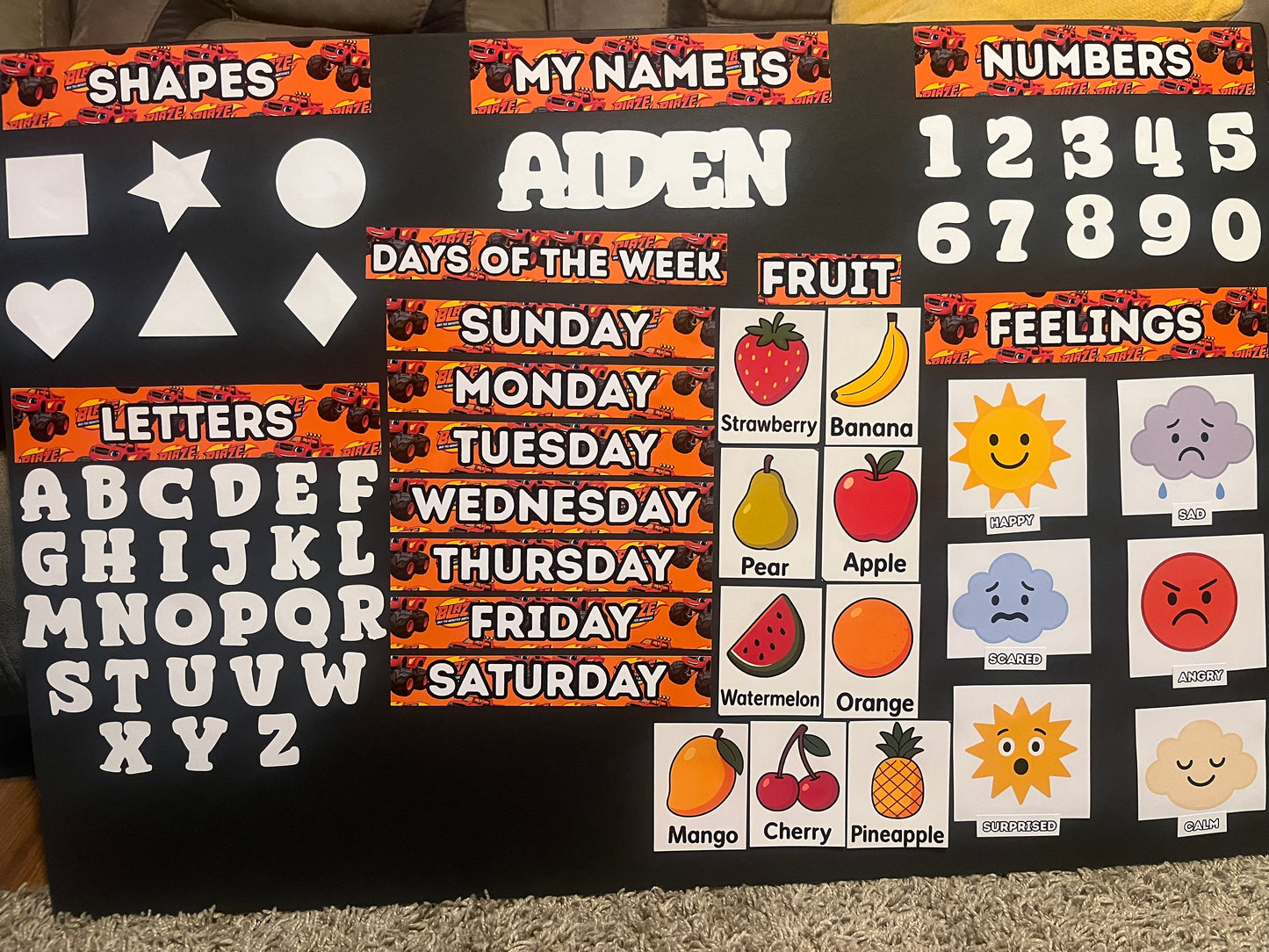 Learning Board Cutouts