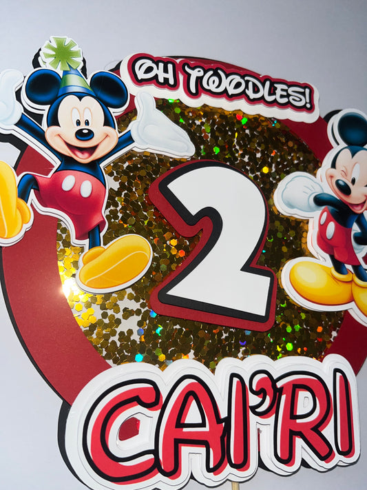 Mickey Mouse 3D Caketopper