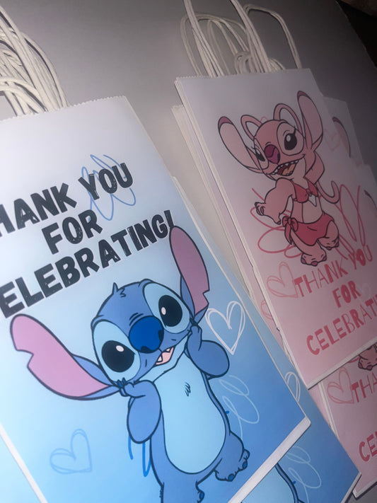 Stitch & Angel Favor Bags