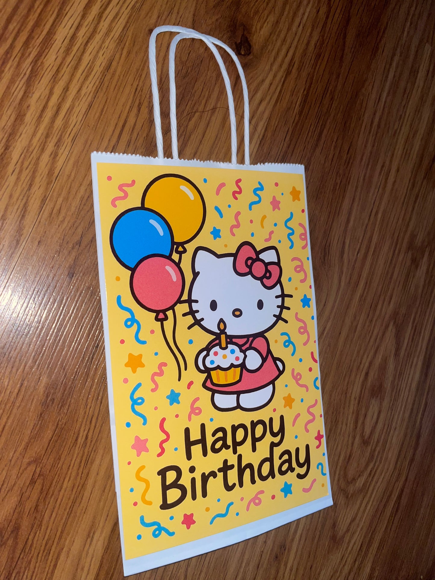 Simple Girl Party Themed Favor Bags with no Personalization