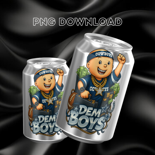Cailou Dallas Cowboys or DEM BOYZ PNG