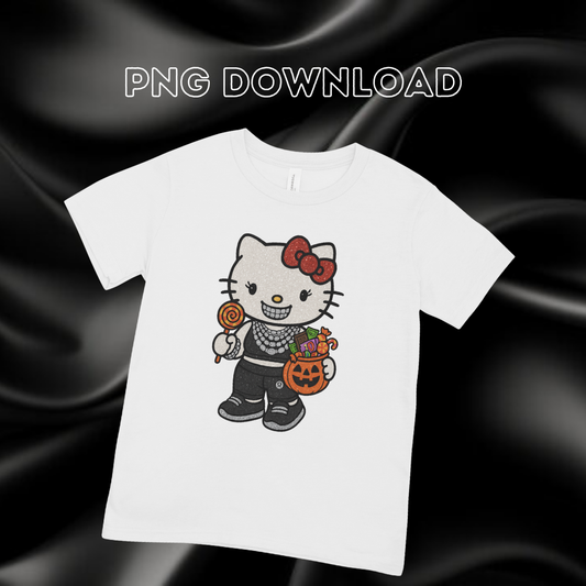 Hello Kitty in Lulu Halloween PNG