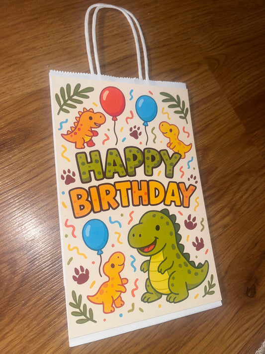 Simple Boy Party Themed Favor Bags with no Personalization