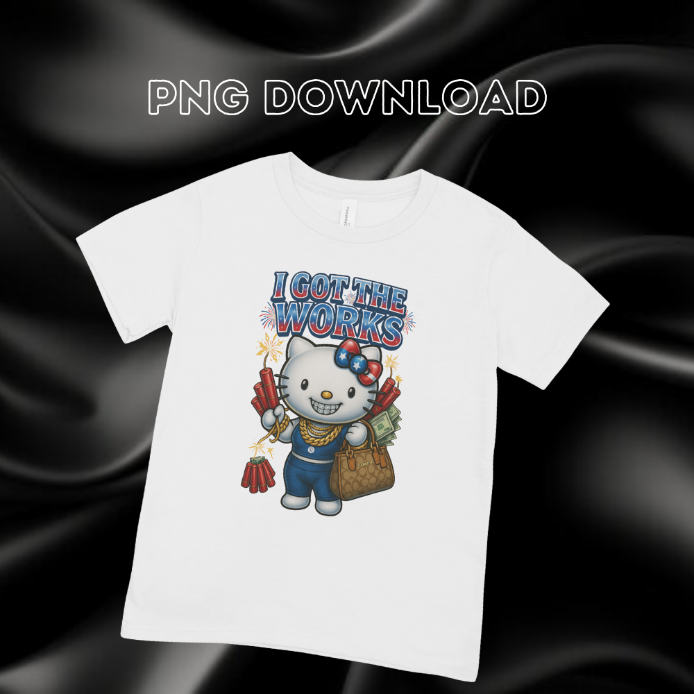 HELLO KITTY INDEPENDENCE DAY PNG