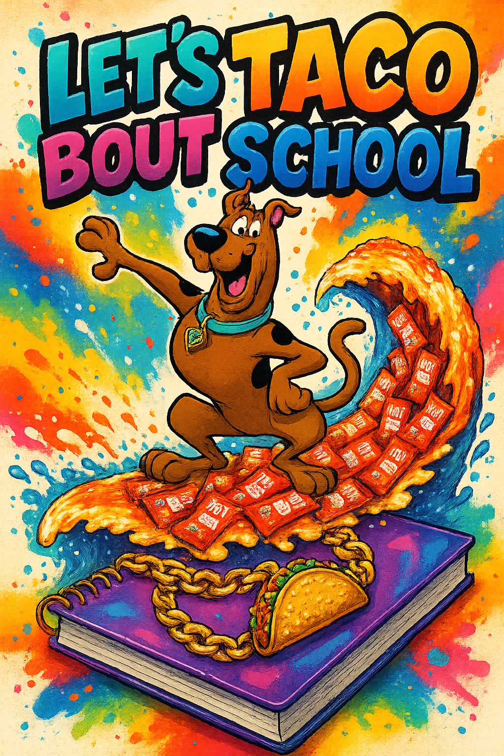 Scooby Doo x Taco Bout School