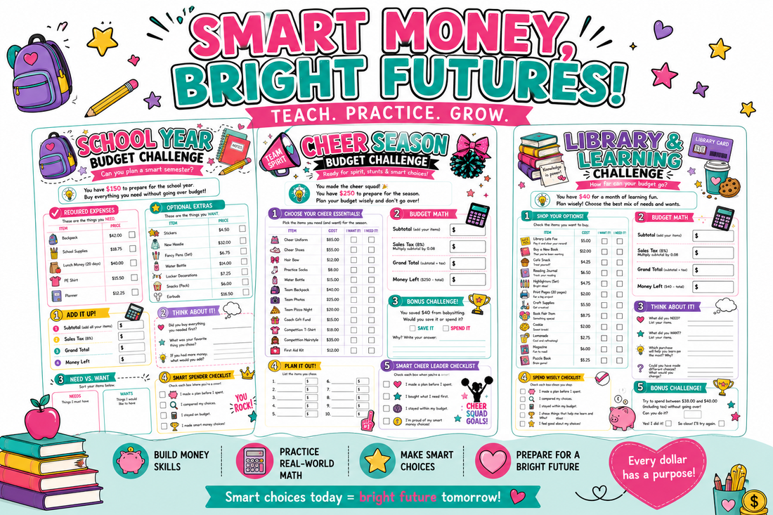 Financial Literacy for Kids: Printable Budget Challenges for Real Life