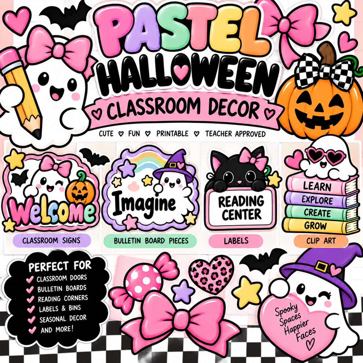 🎃 Spooky Sweet Classroom Decor: Pastel Halloween Ideas Teachers Will Love