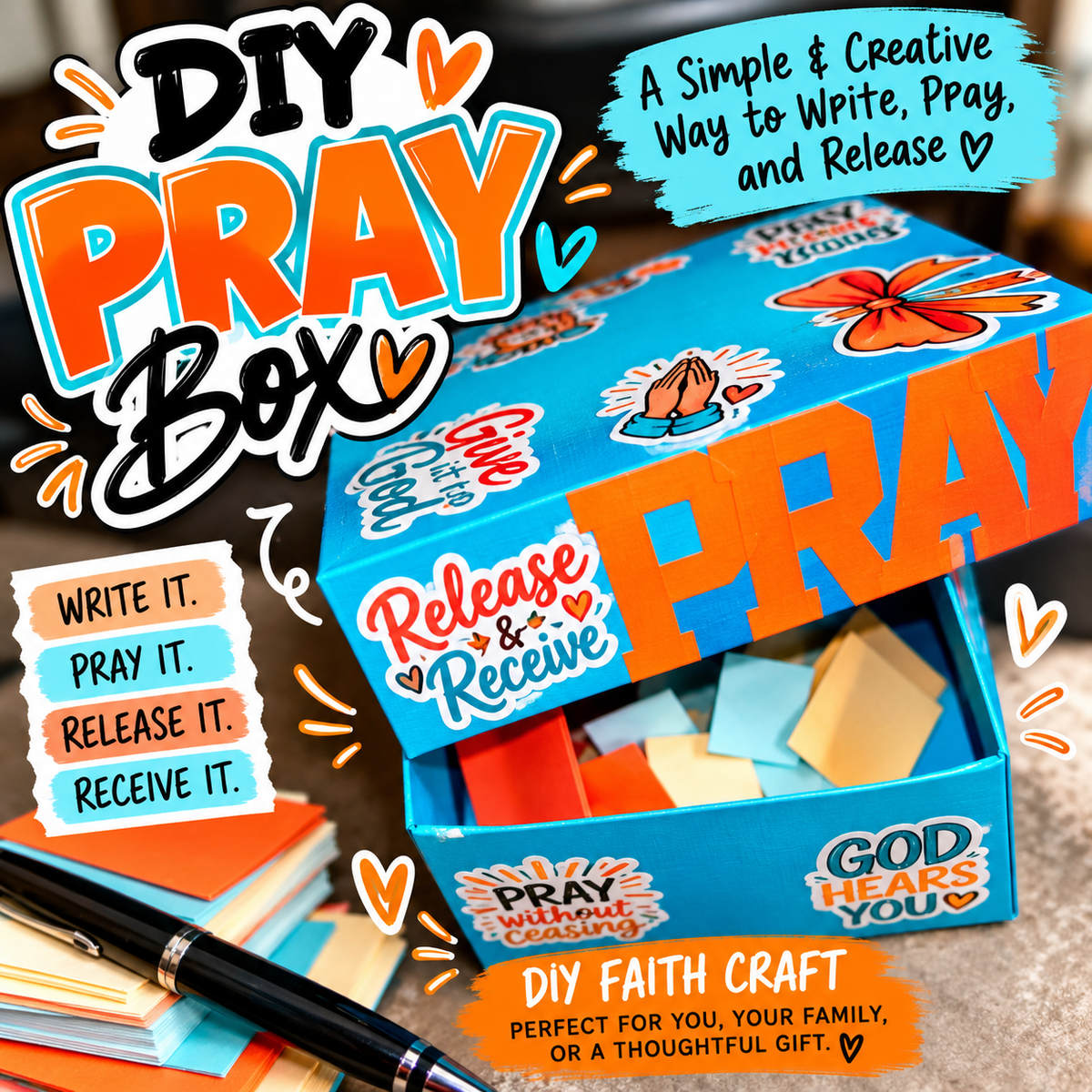 DIY PRAY Box: Create Your Own Colorful Prayer Box