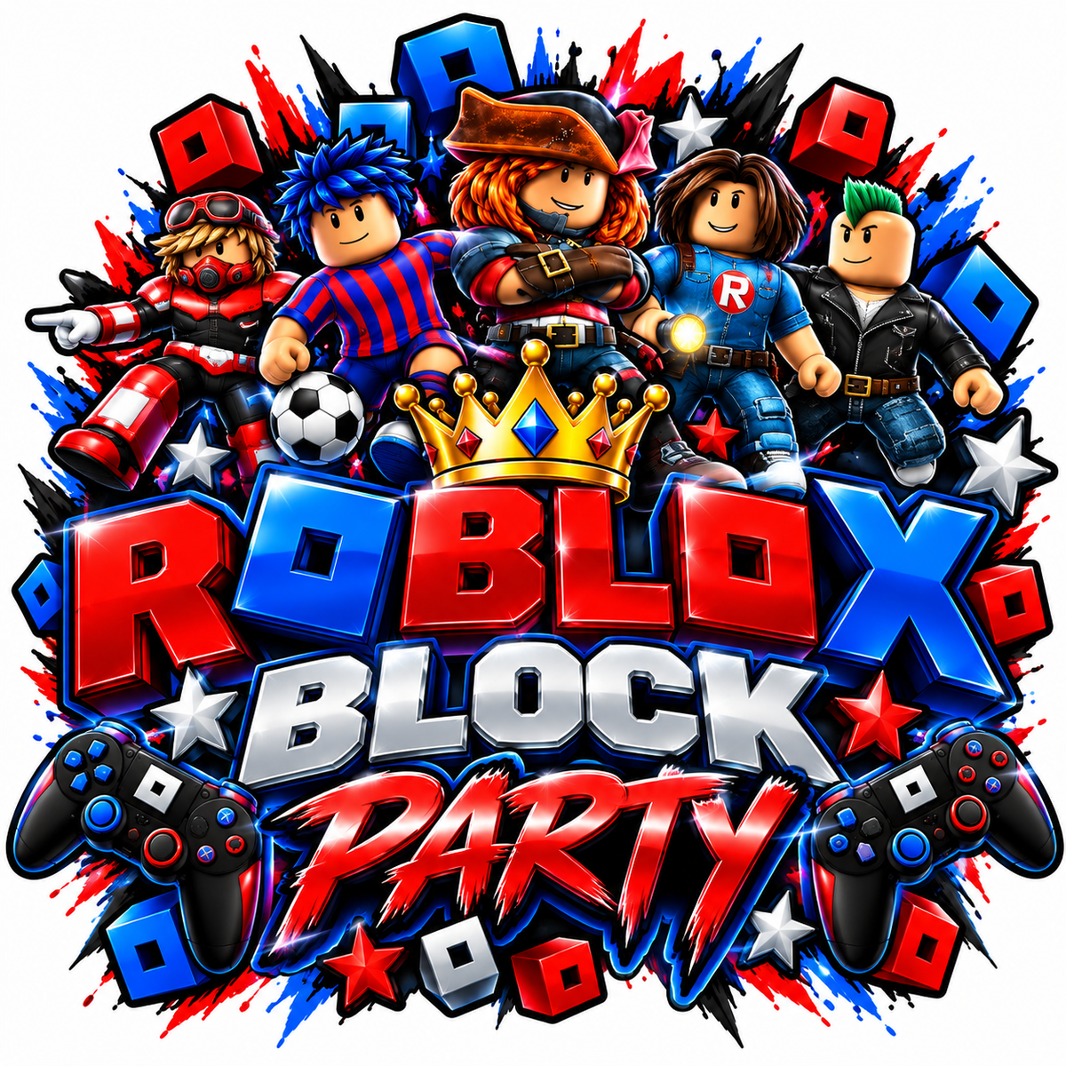 D’Khari’s Level 6: A Roblox x Football Birthday Party Favor Collection