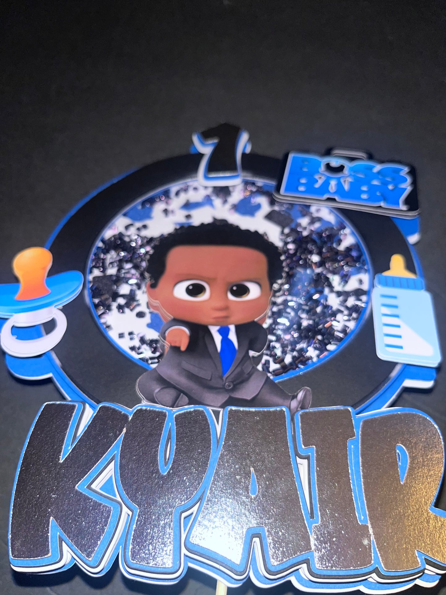 Boss Baby Boy Cake Topper