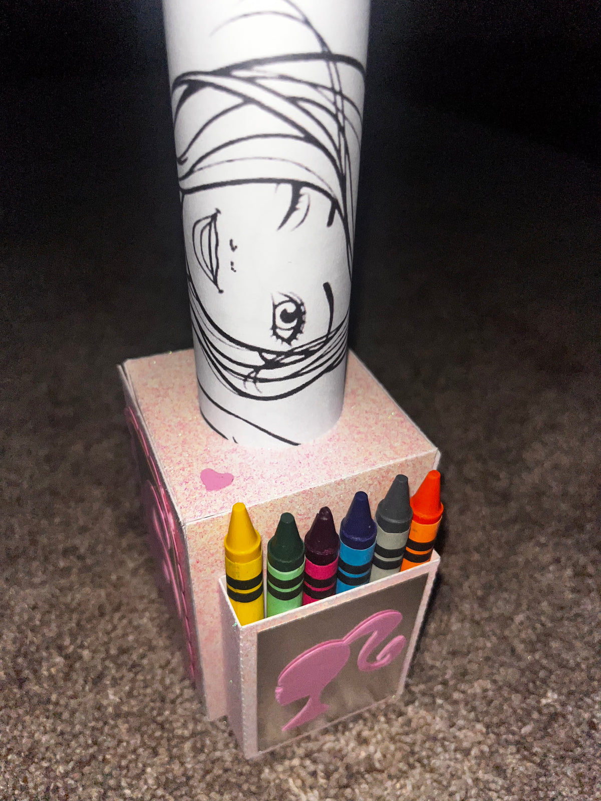 Coloruing Box 3D Coloring Boxes with Pages & Crayons *Any Theme! – Loyal Luxe