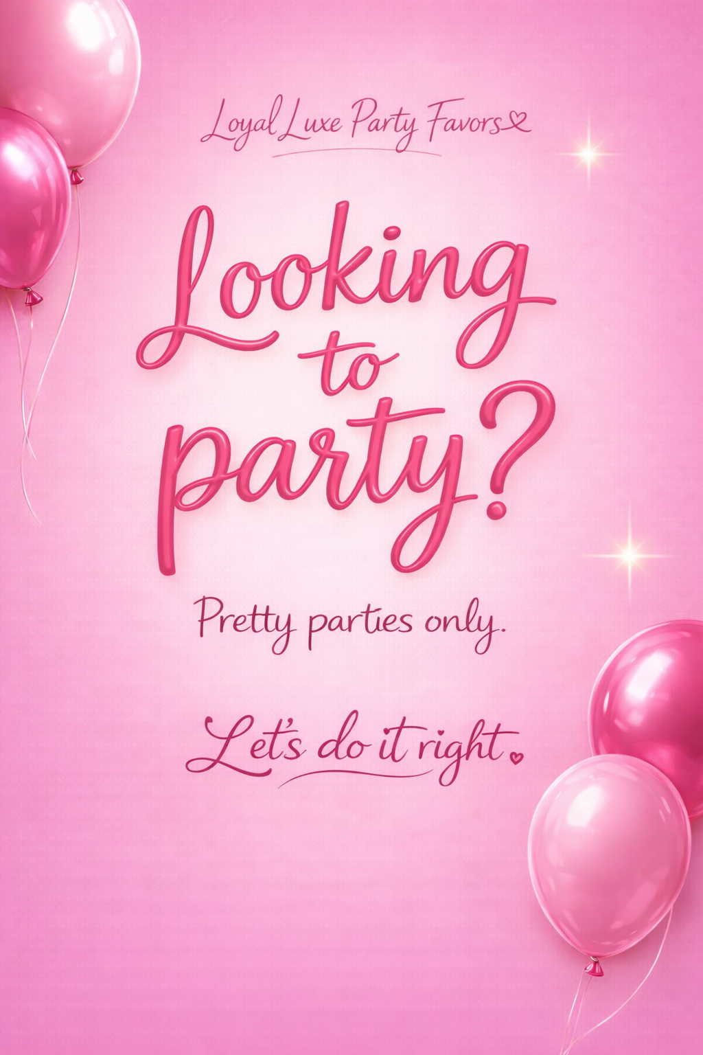 Loyal Luxe Standard Party Favor Packs Any Theme 2026✨