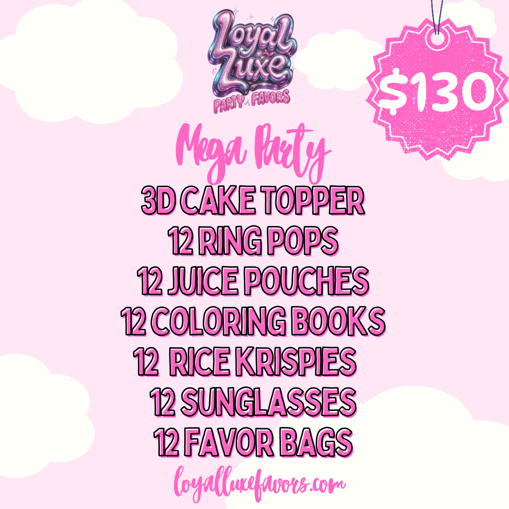 Party Decor and Favor Bundle Deals for Birthday Party or Event
