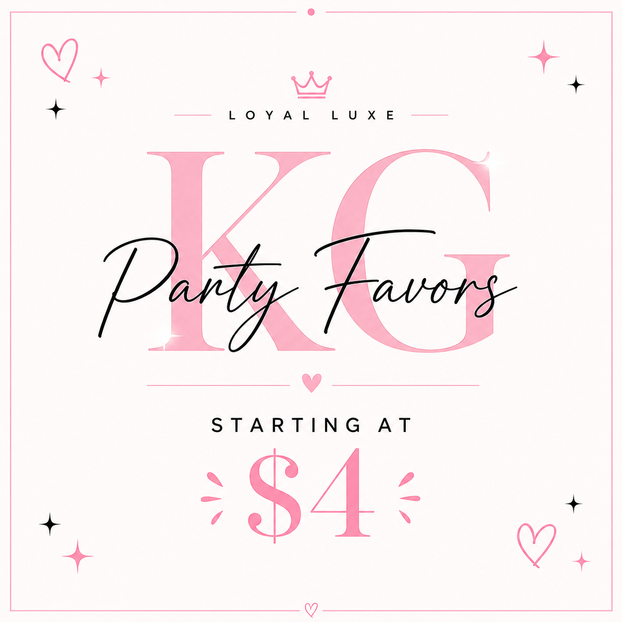 Kurt Geiger Inspired Birthday Party Favors | Custom Party Treats
