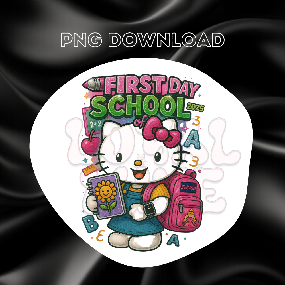Hello Kitty Back to School PNG's