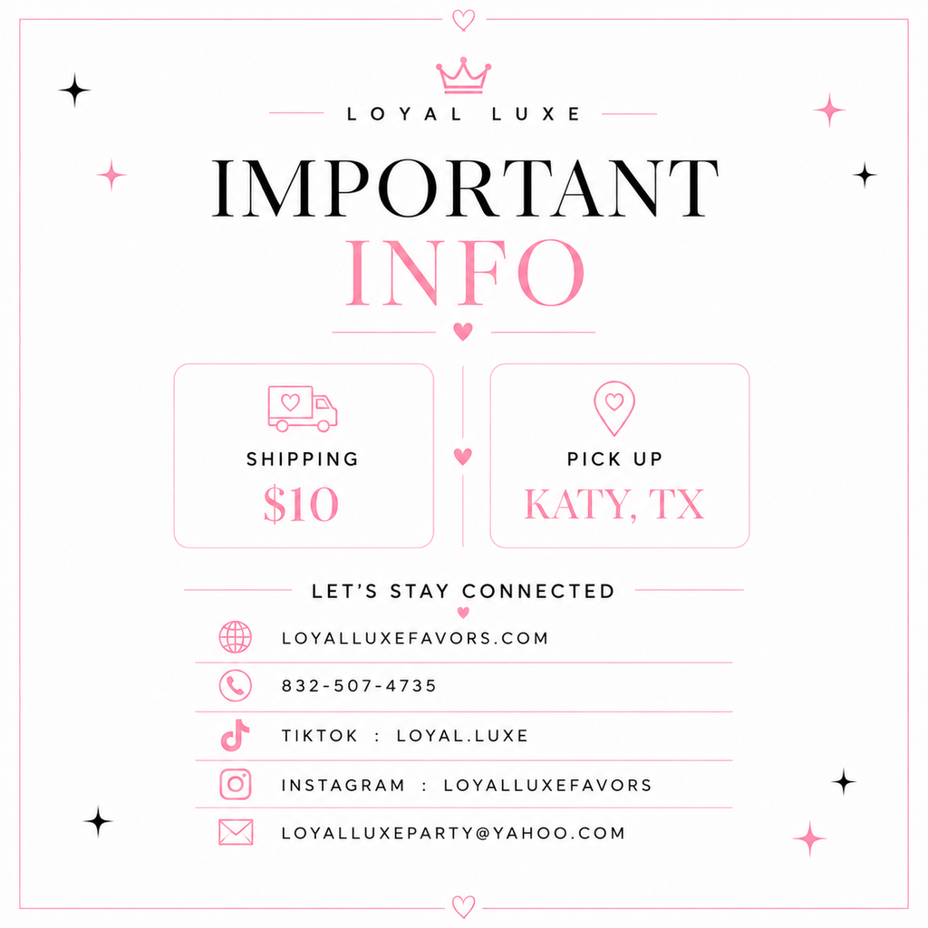 Kurt Geiger Inspired Birthday Party Favors | Custom Party Treats