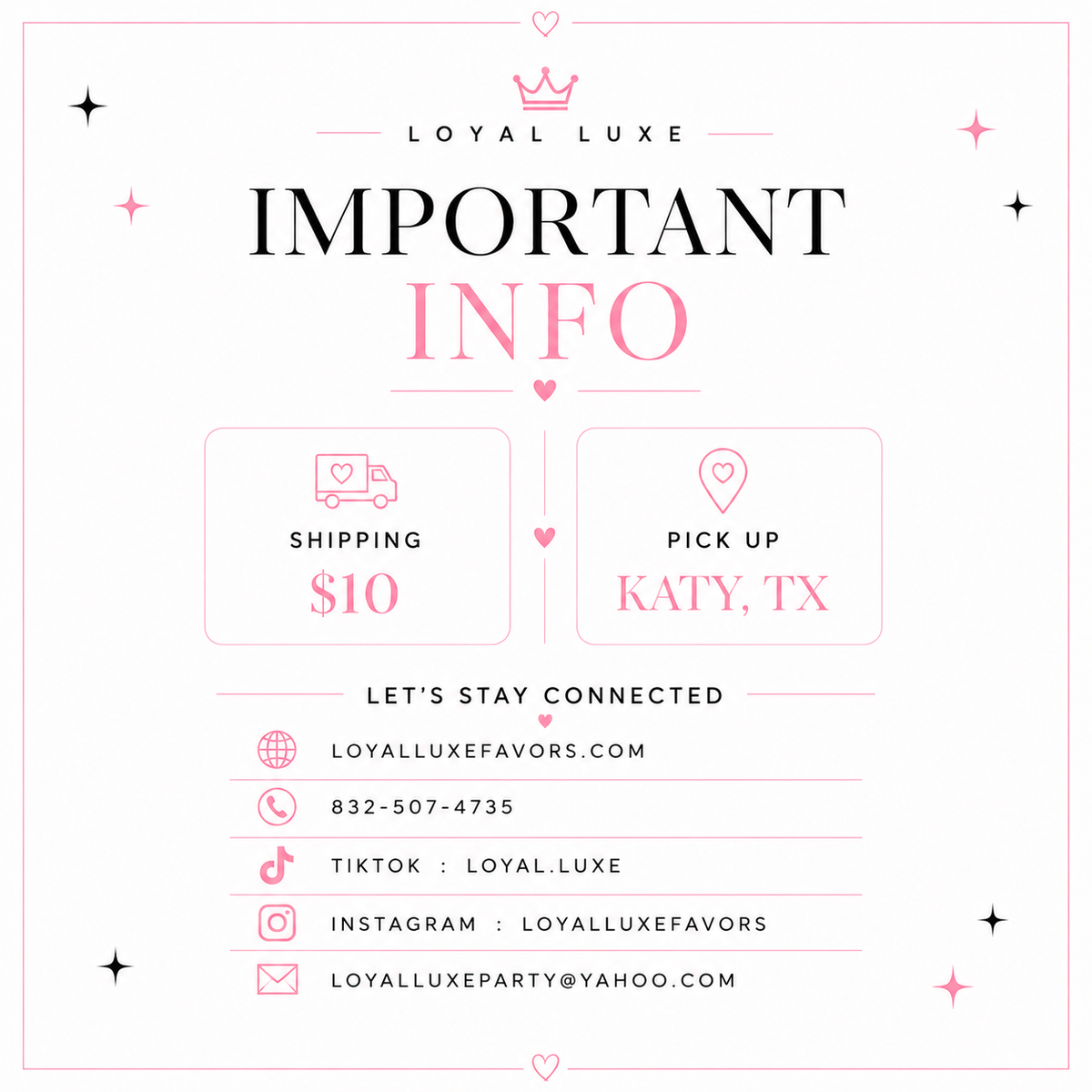 Kurt Geiger Inspired Birthday Party Favors | Custom Party Treats