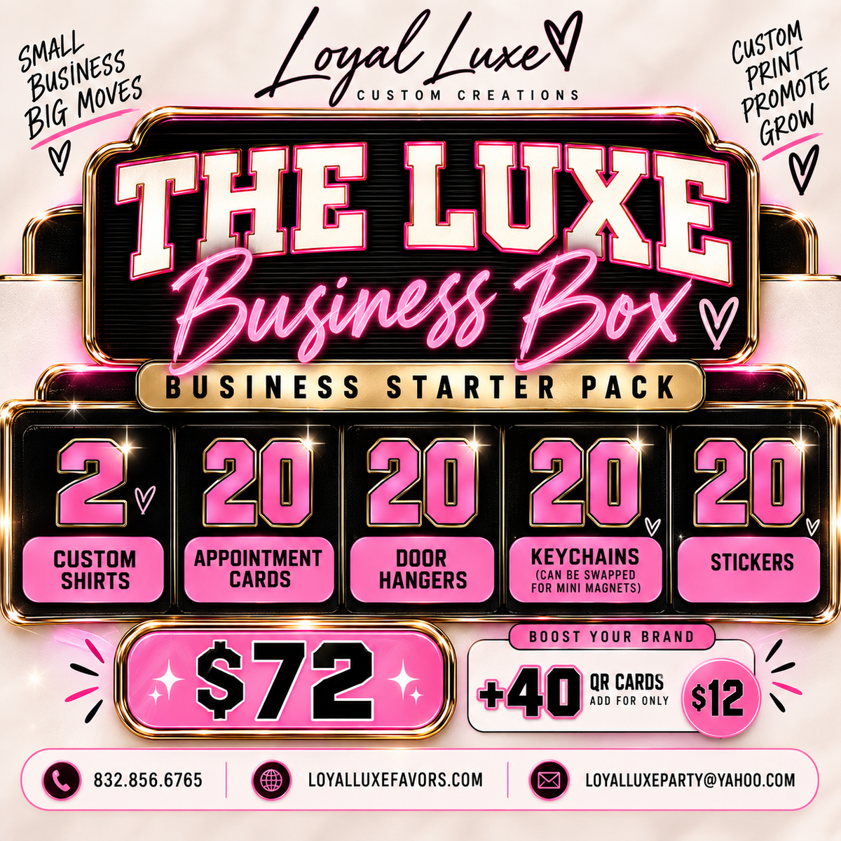 The Luxe Business Box | Custom Small Business Starter Pack