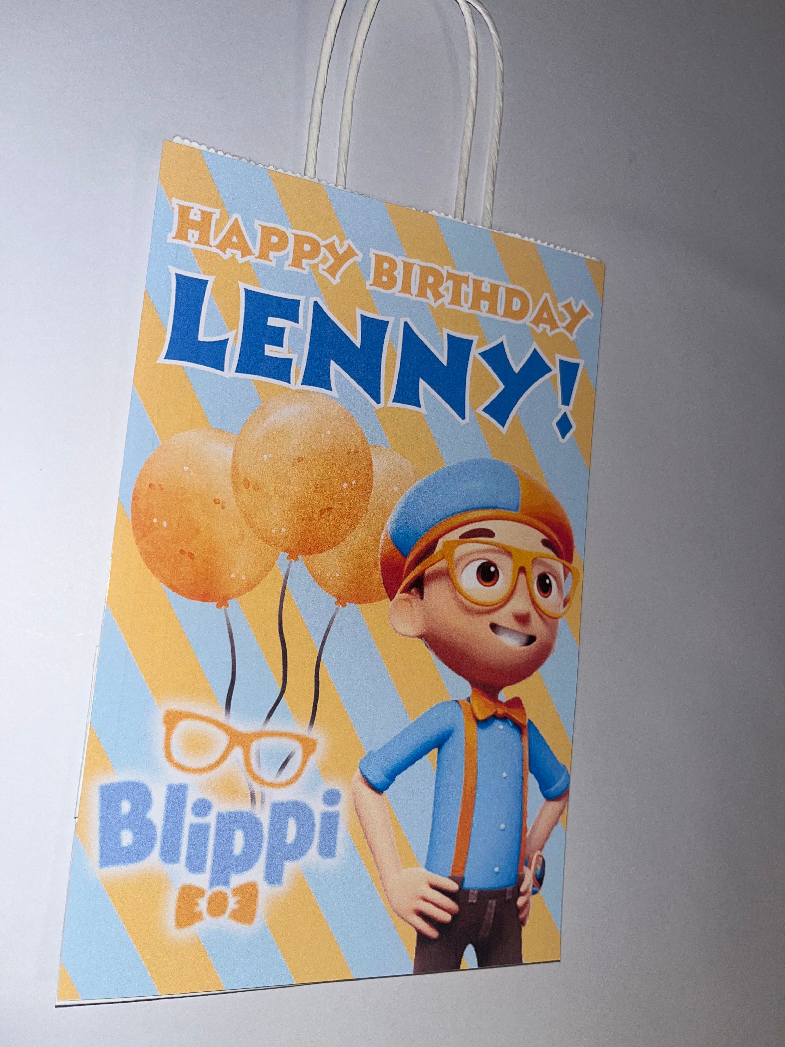 Blippi Favor Bags