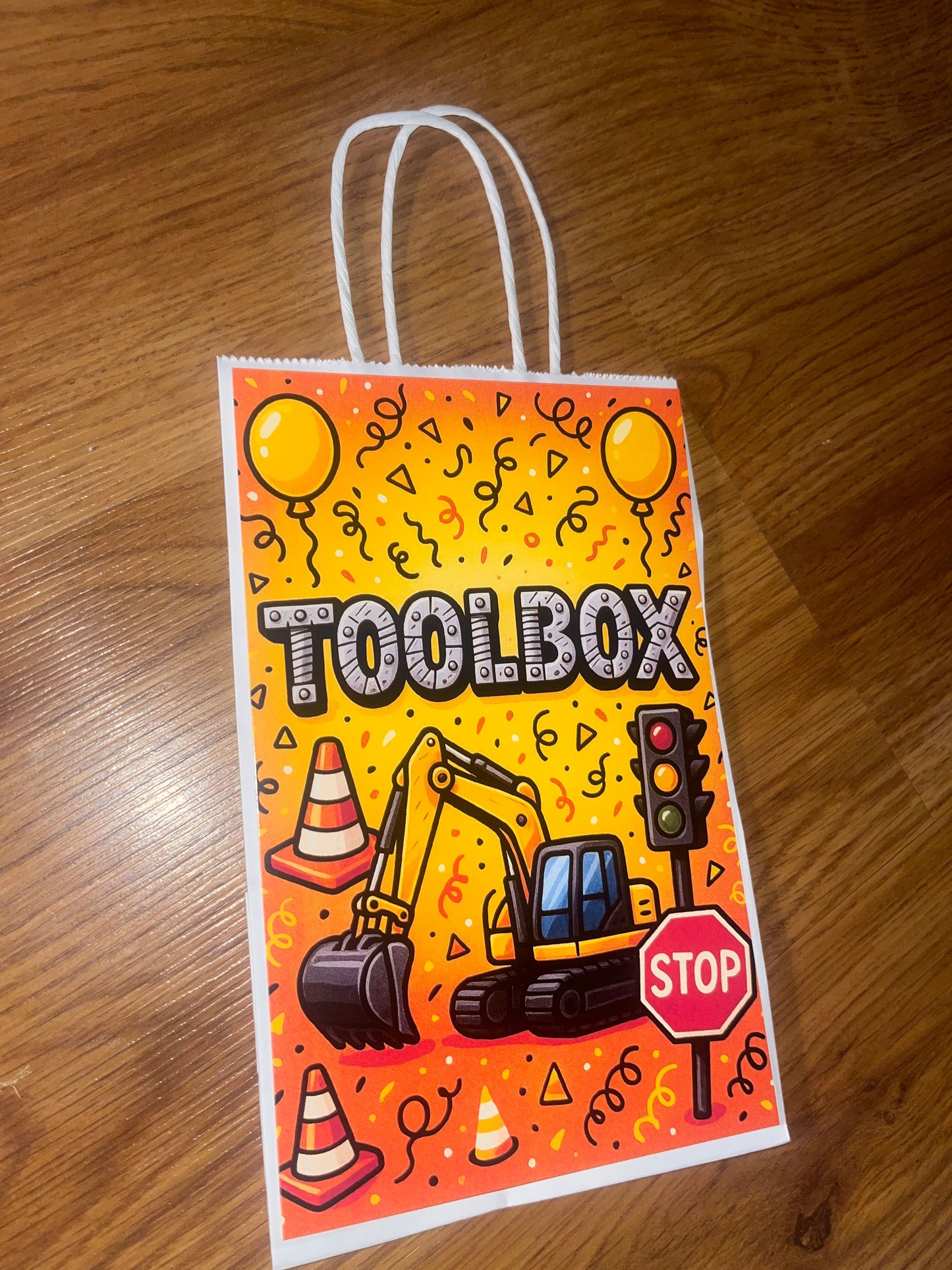Simple Boy Party Themed Favor Bags with no Personalization