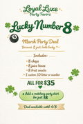Lucky Number 8 Party Favor Deal✨