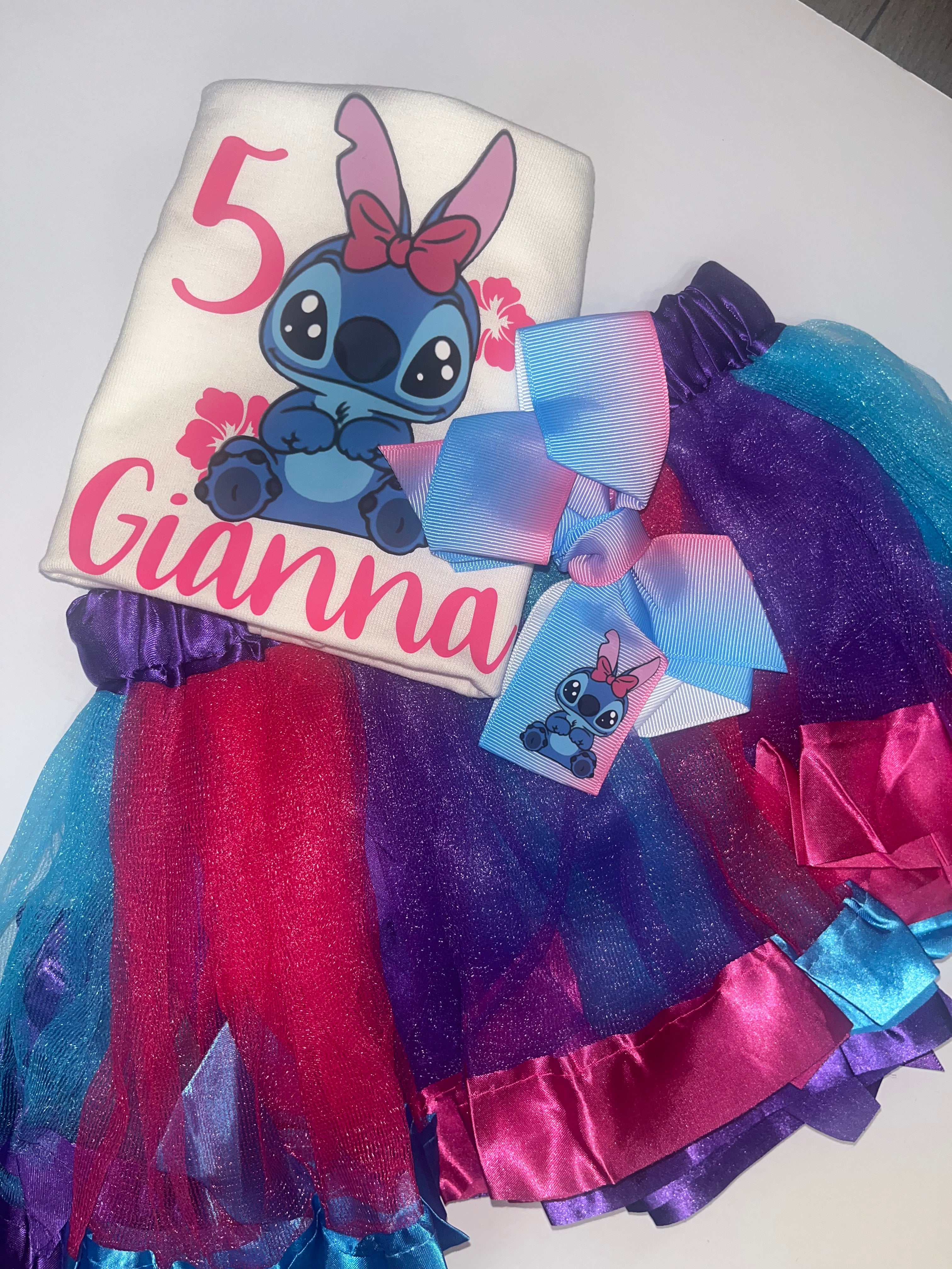 Stitch Themed Birthday Set