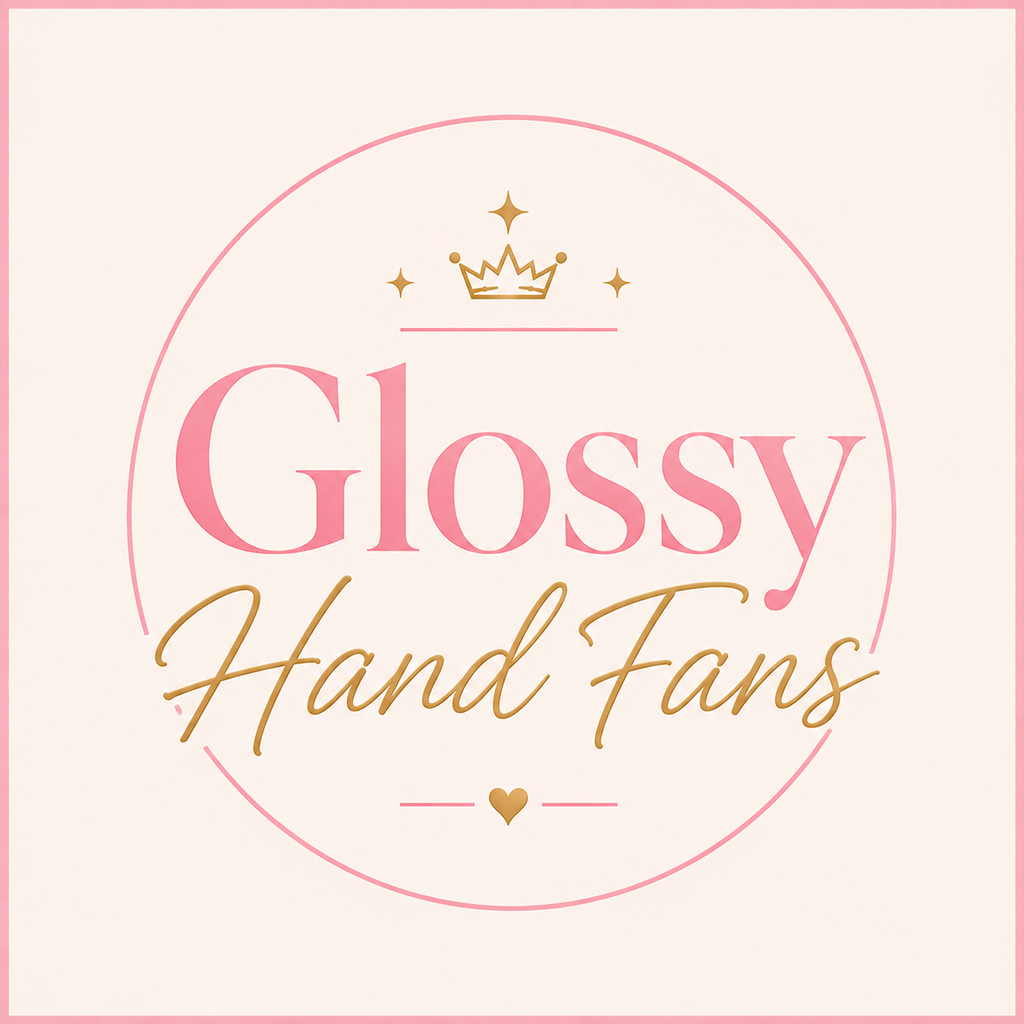 Custom Glossy Hand Fans
