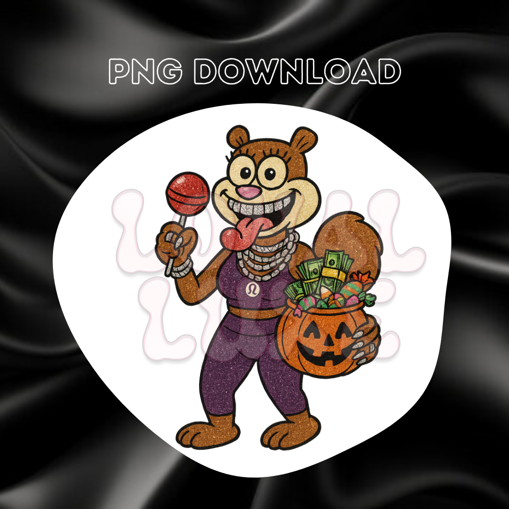 Sandy Cheeks Halloween PNG