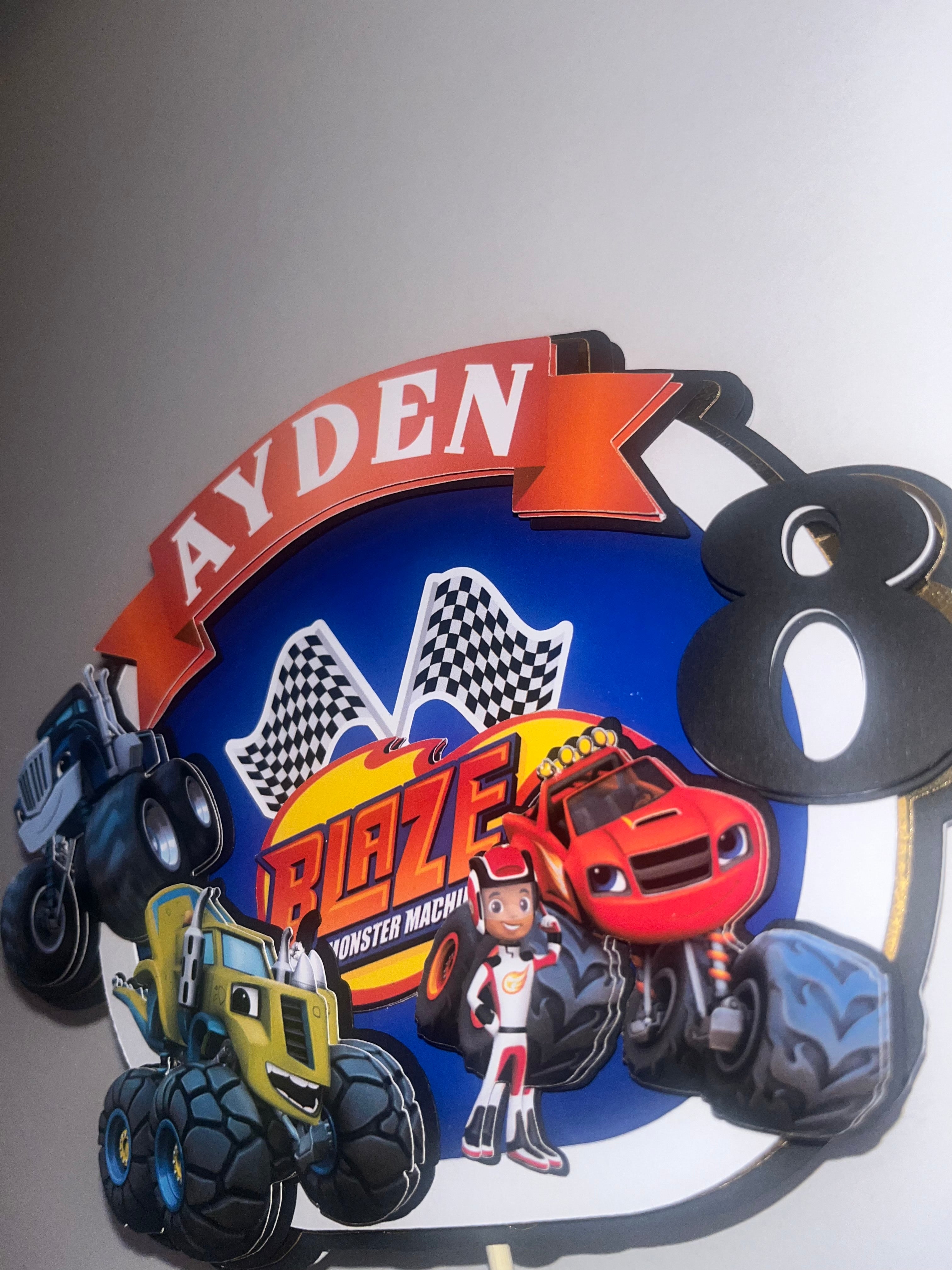 Blaze & the Monster Machines Cake Topper