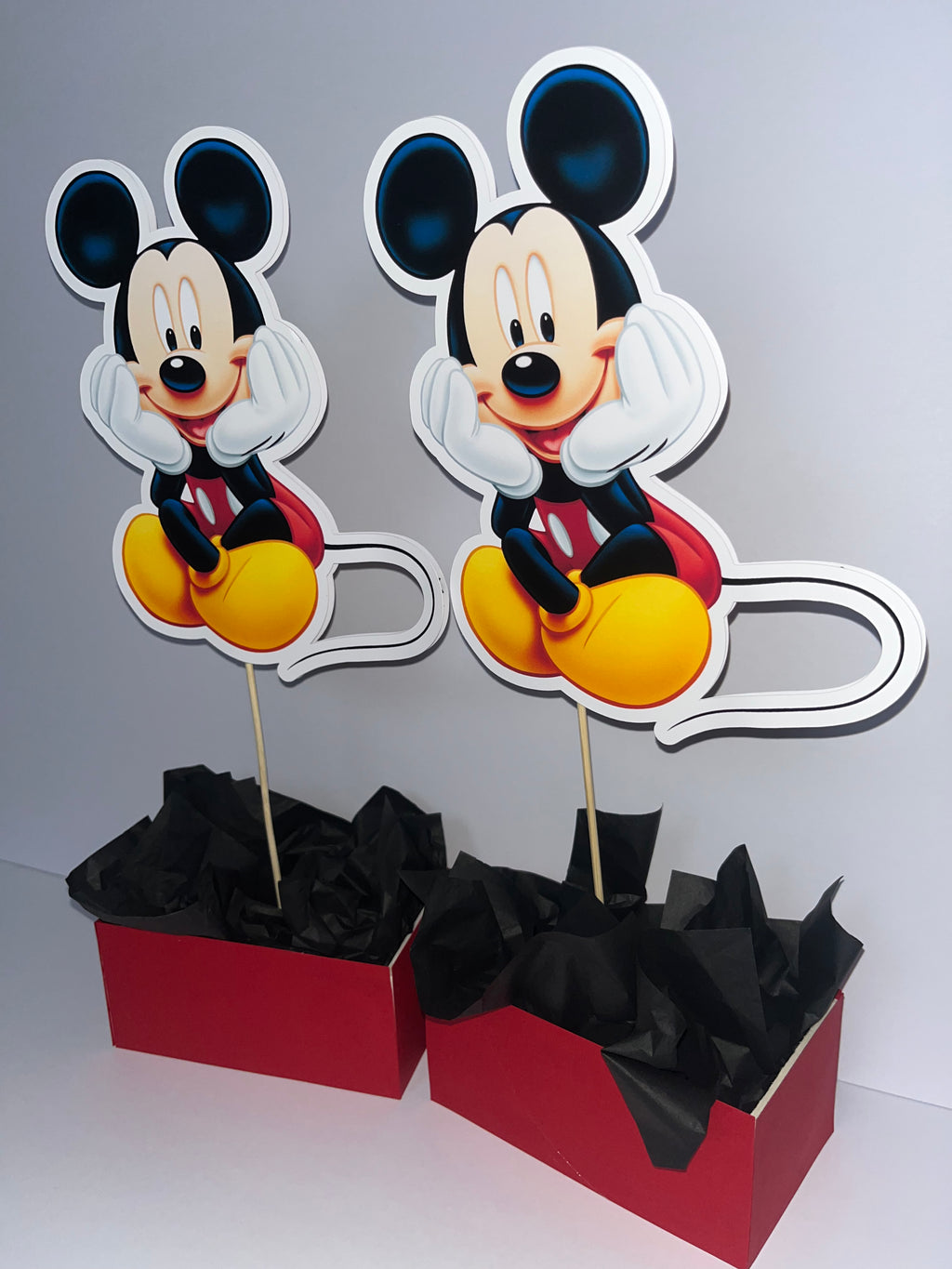Mickey Mouse Simple Centerpieces for Birthday Party or Event