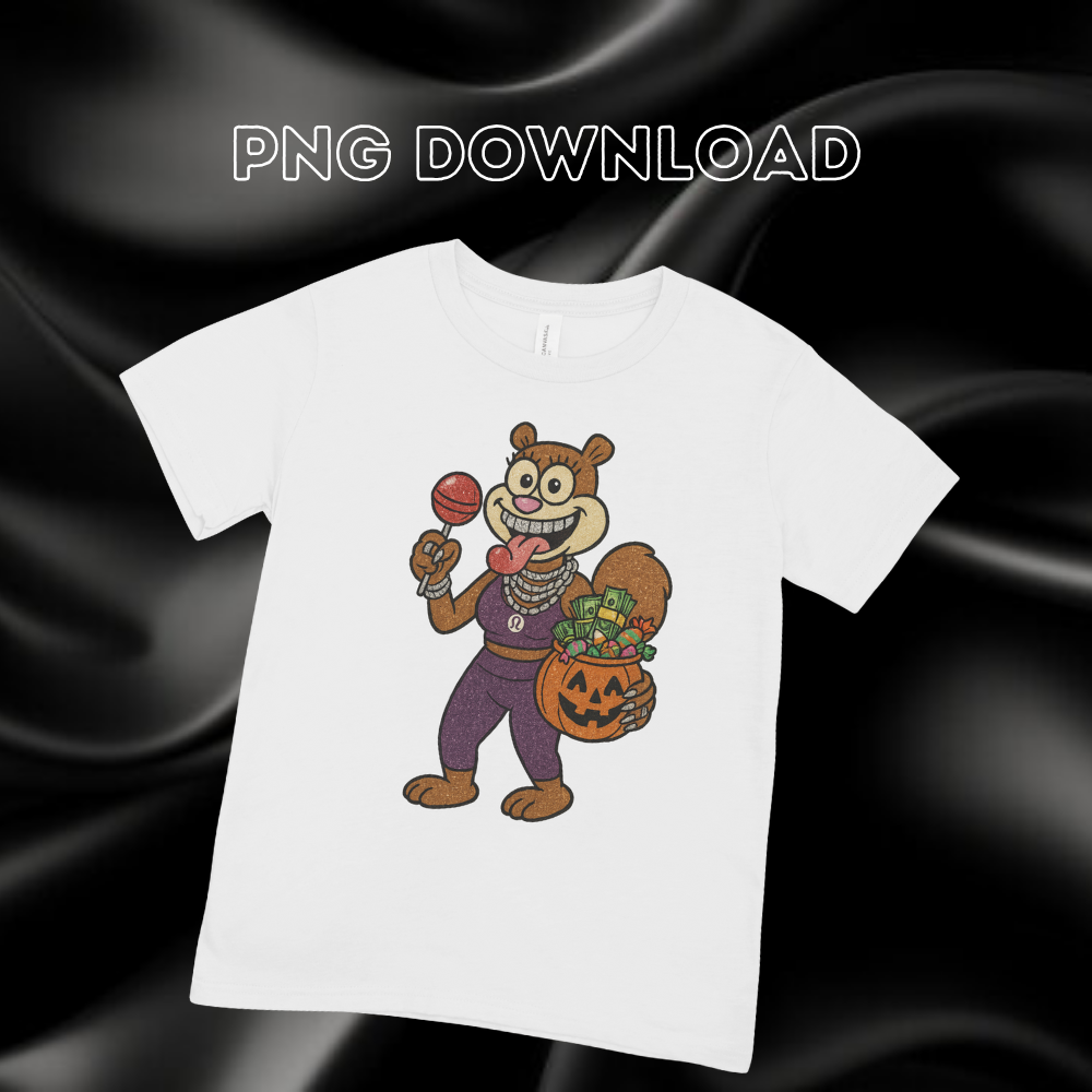 Sandy Cheeks Halloween PNG