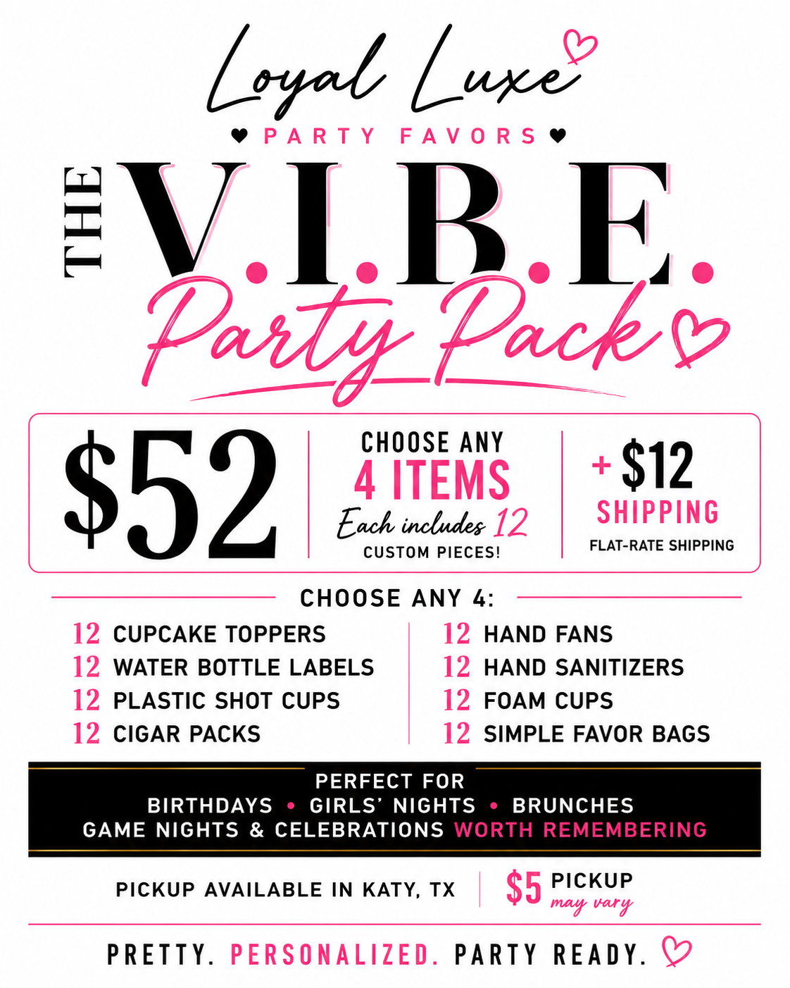 Vibe Party Pack