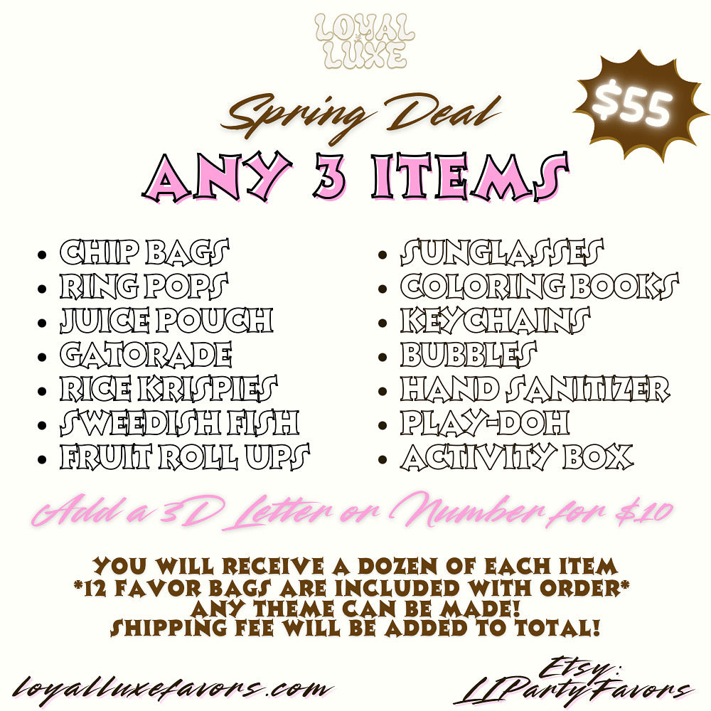Spring Party Favor Deal