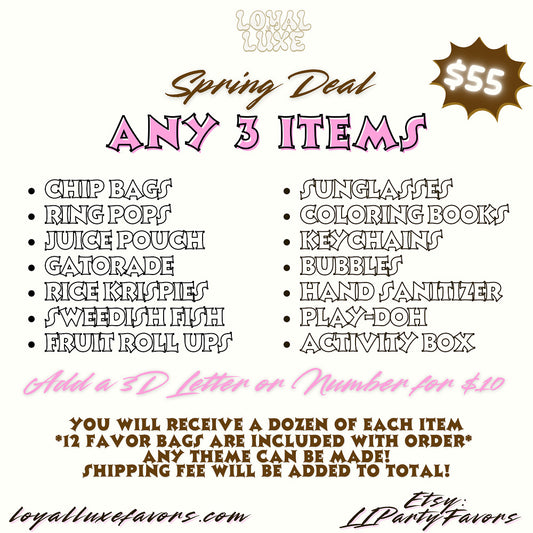 Spring Party Favor Deal