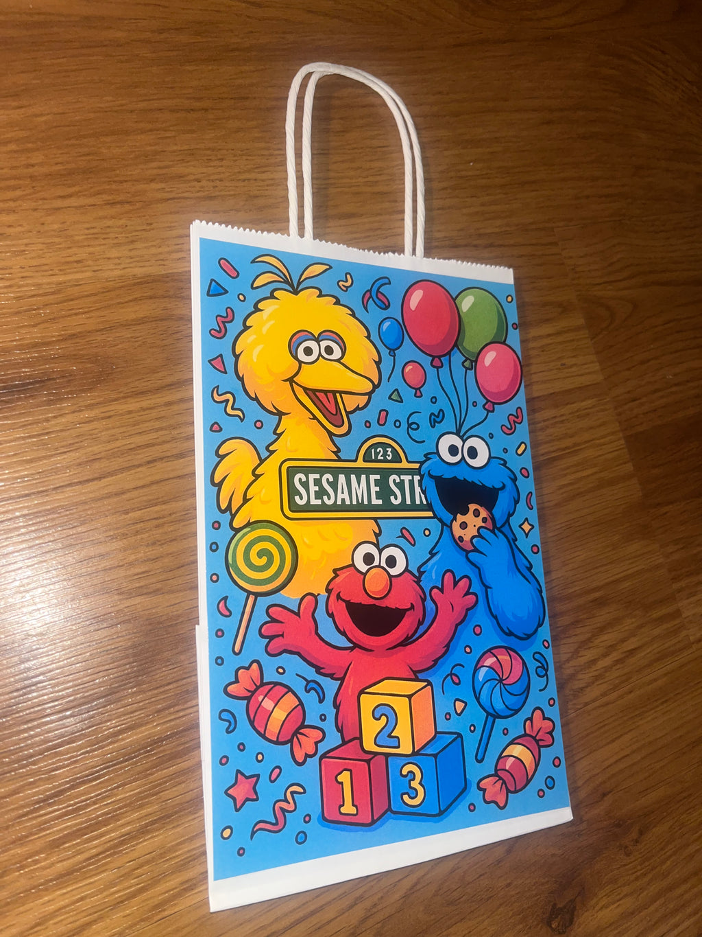 Simple Boy Party Themed Favor Bags with no Personalization