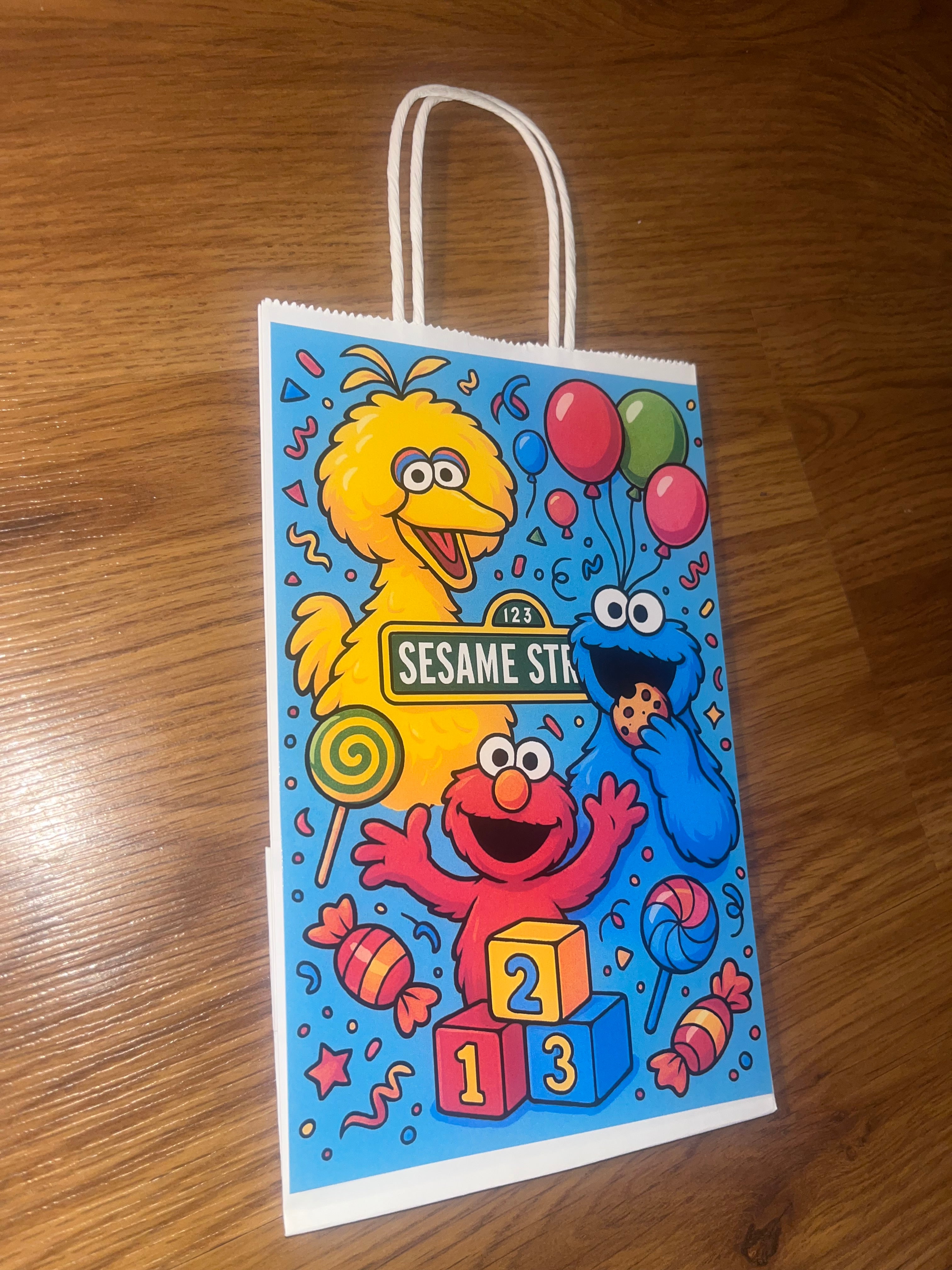 Simple Girl Party Themed Favor Bags with no Personalization