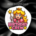 Princess Peach Birthday Crew Download