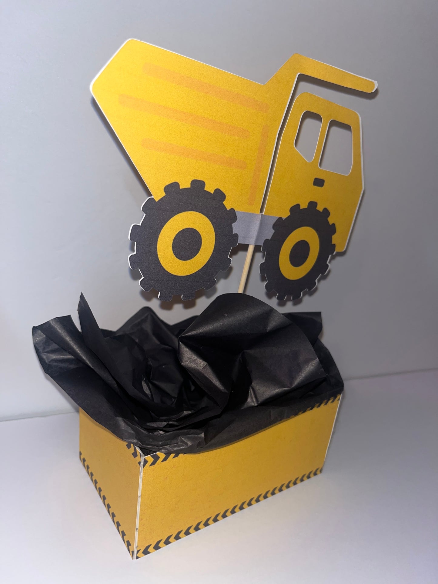 Construction Themed Centerpieces