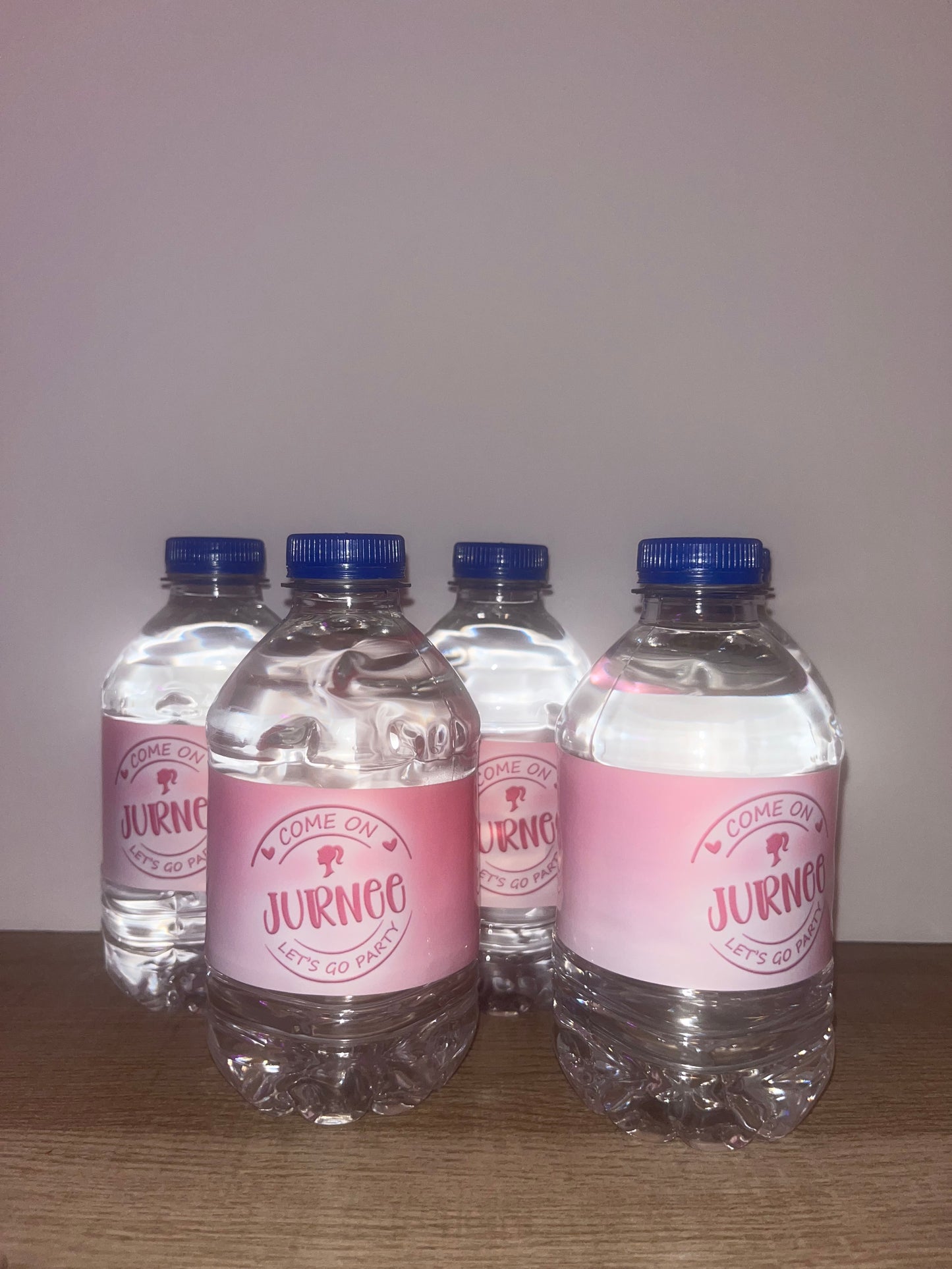 Barbie Water Bottle Labels