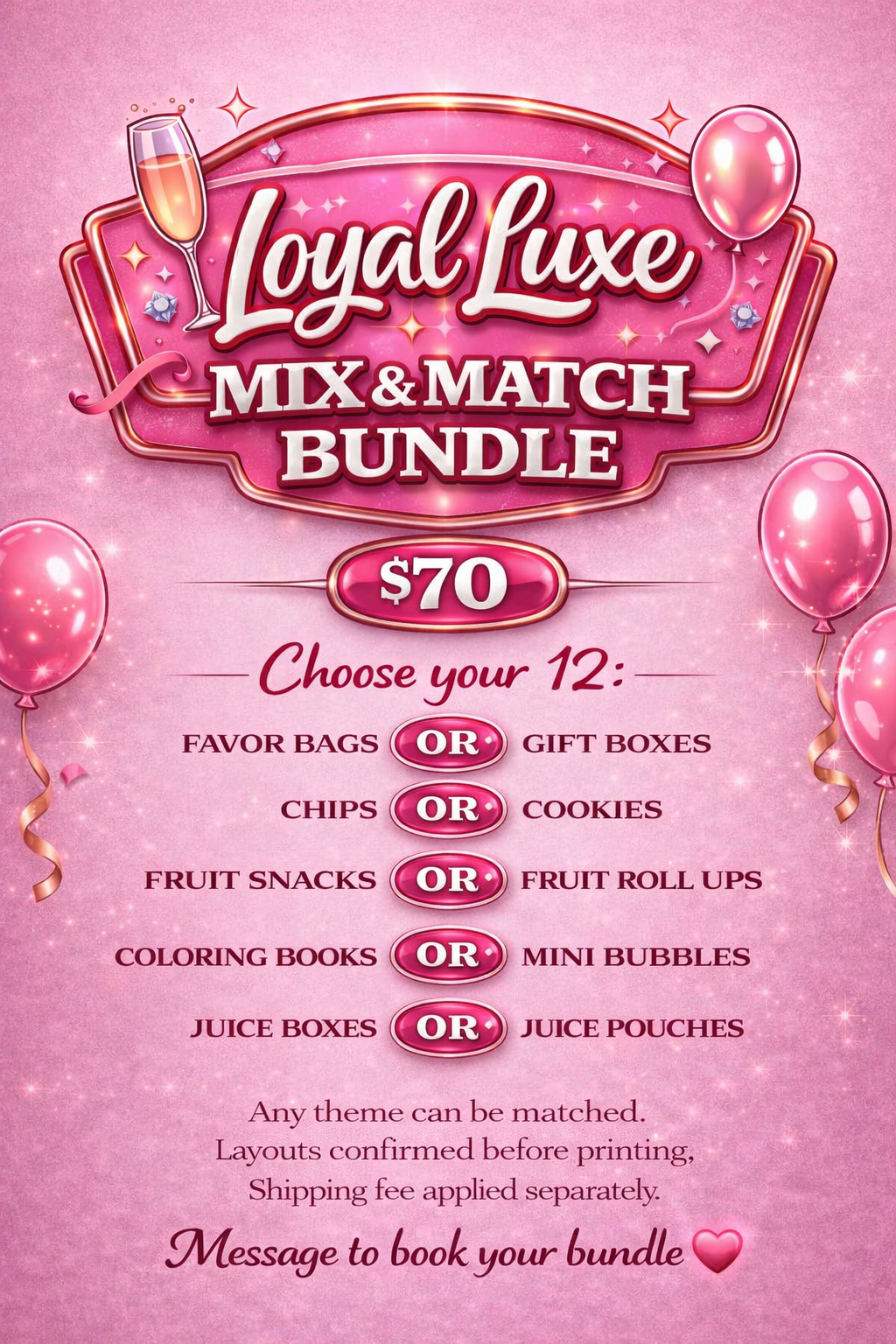 Mix & Match Party Favor Bundle