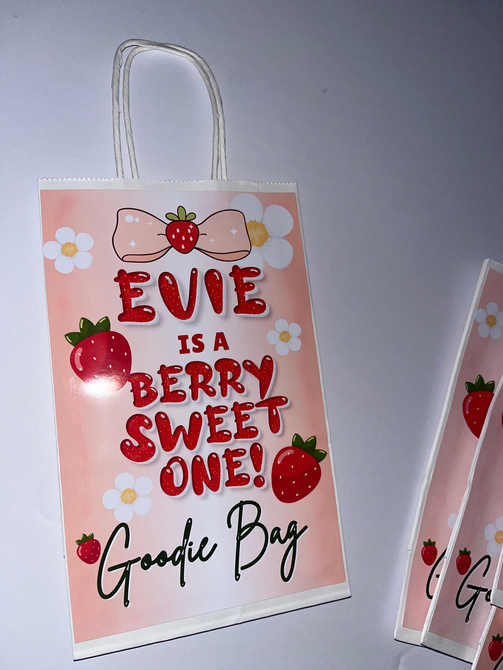 Berry Sweet One Party Favor Bags