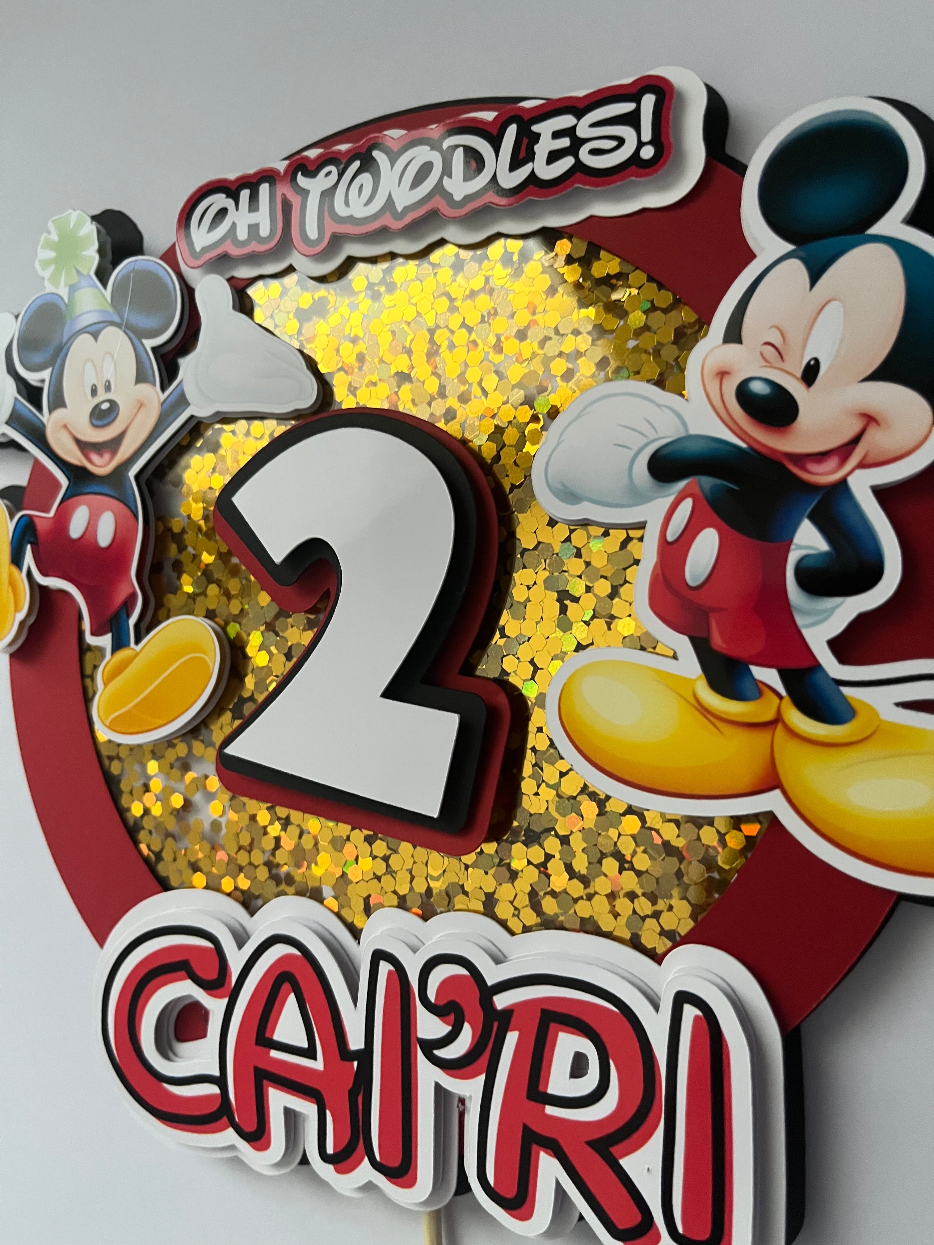 Mickey Mouse 3D Caketopper