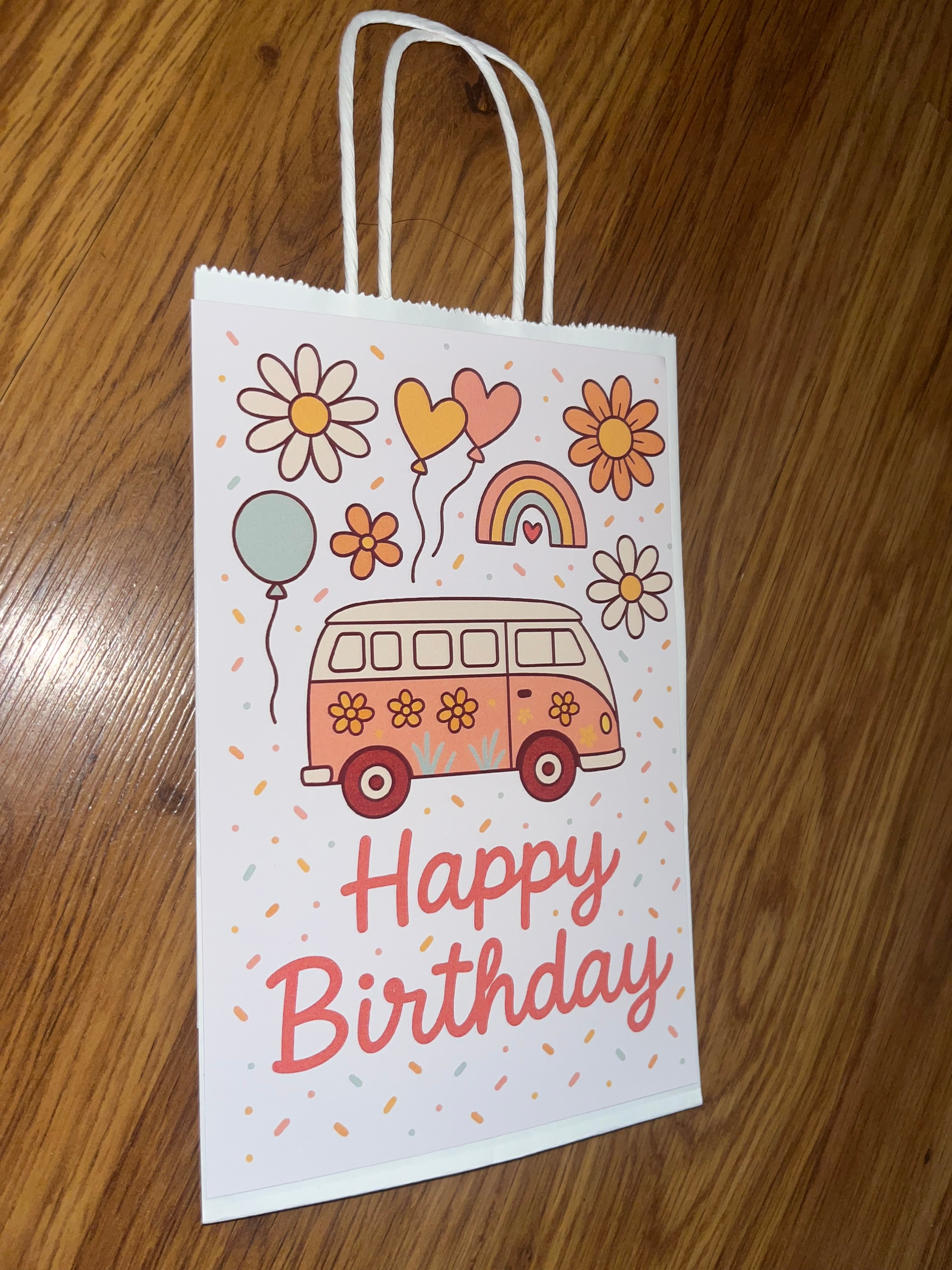 Simple Girl Party Themed Favor Bags with no Personalization