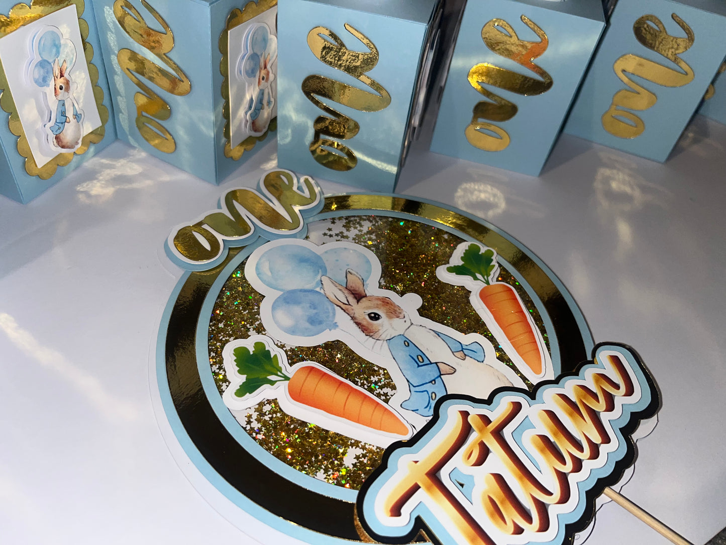 Peter Rabbit Cake Topper