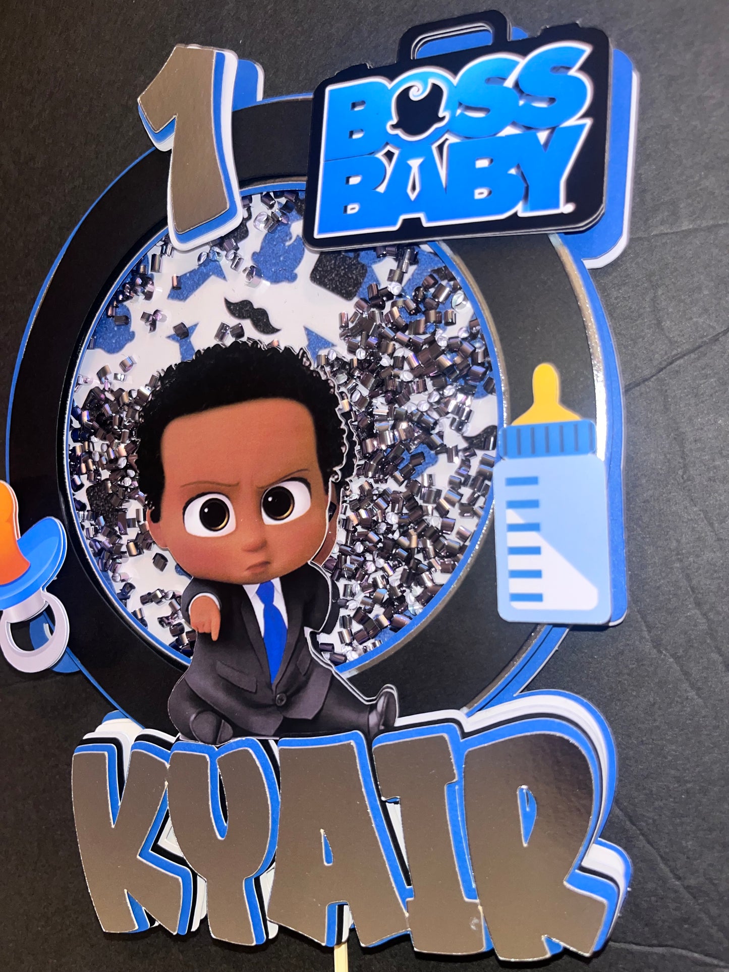 Boss Baby Boy Cake Topper