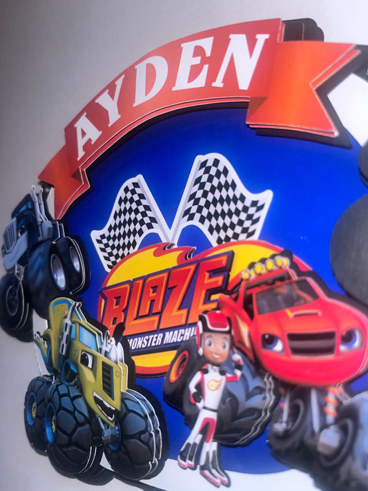 Blaze & the Monster Machines Cake Topper