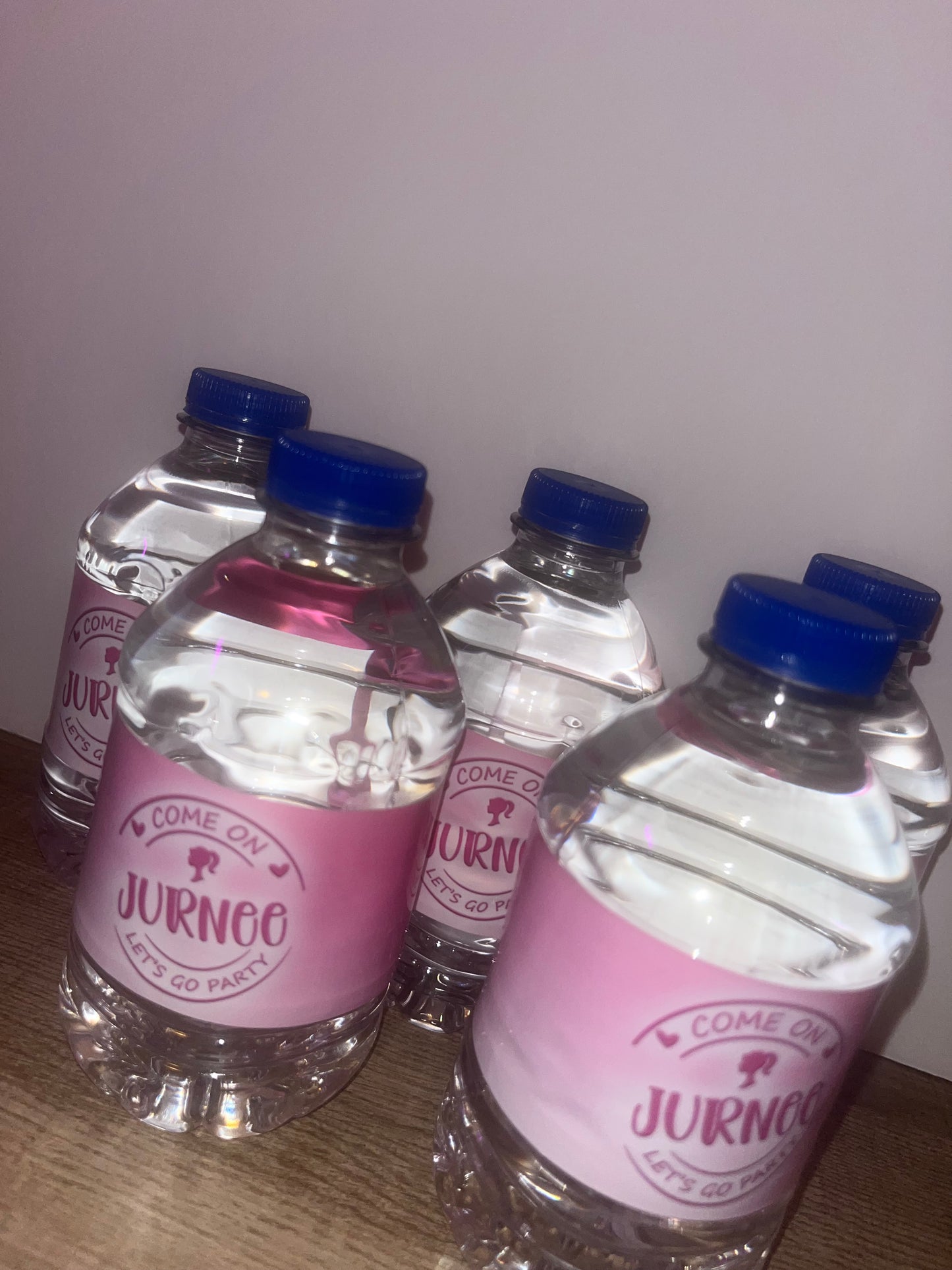 Barbie Water Bottle Labels