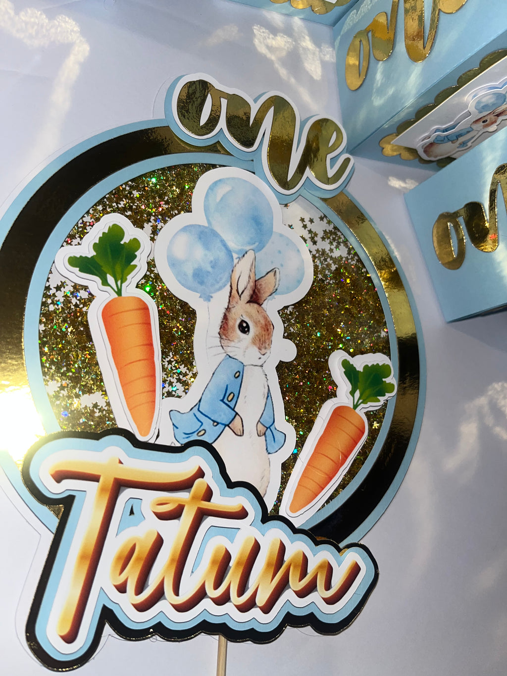 Peter Rabbit Cake Topper