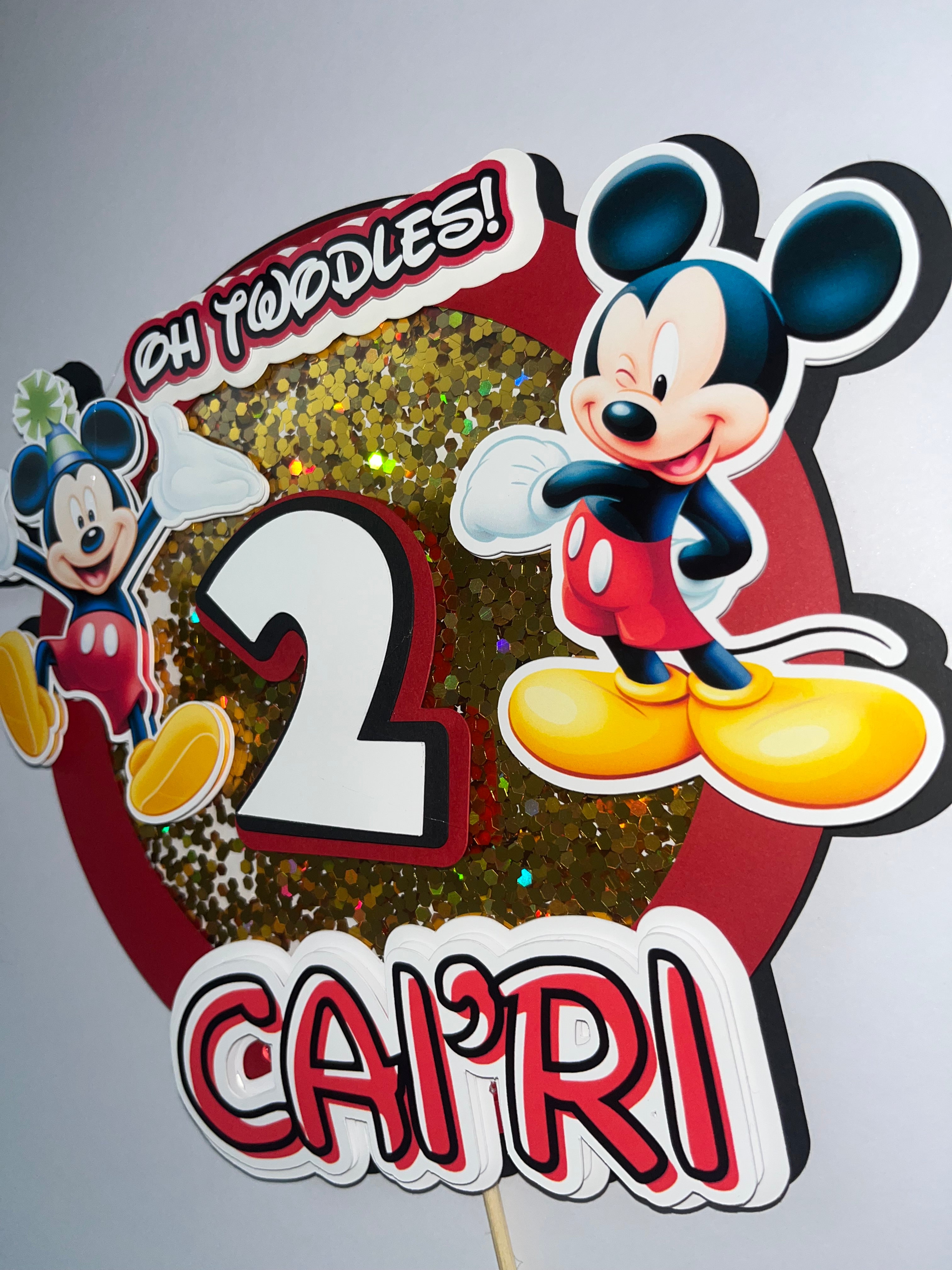 Mickey Mouse 3D Caketopper