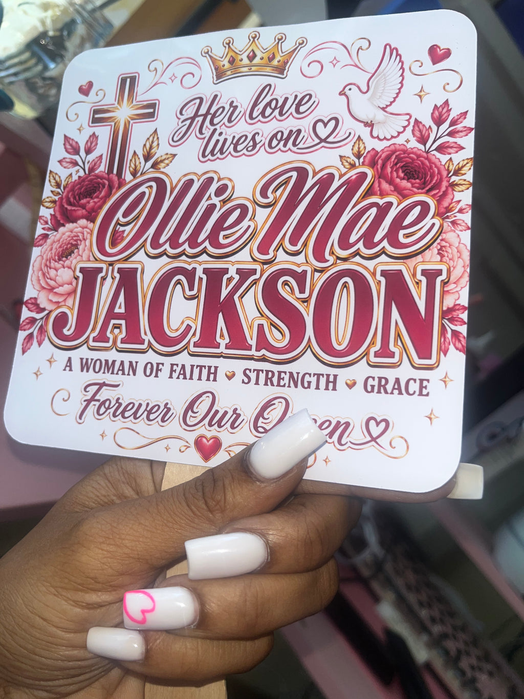 Custom Glossy Hand Fans